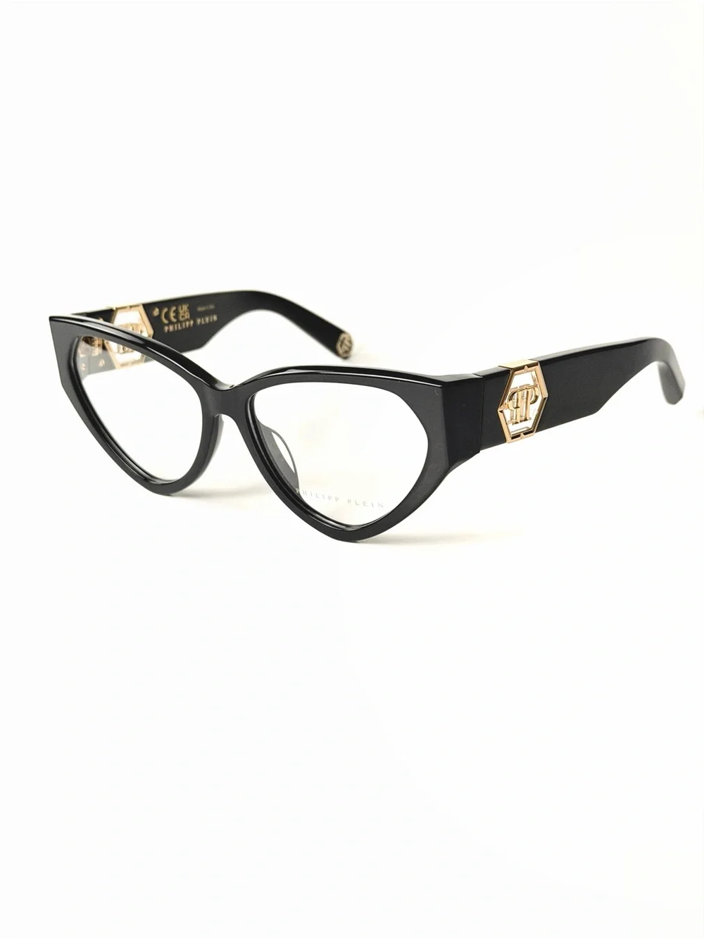 Philipp Plein VPP 163 0700  Black  57-15 Eyeglasses New Authentic NWT